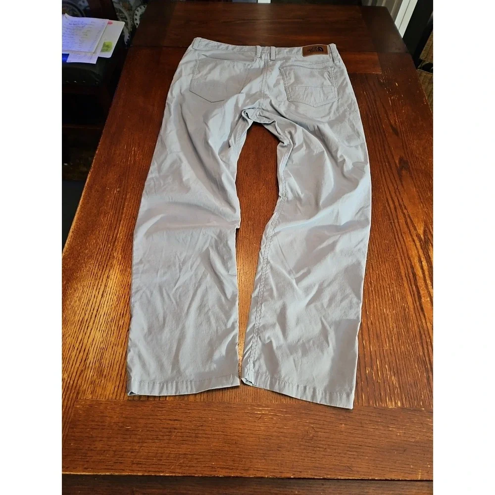 North‎ Face Pants Mens 34 Gray Short Cargo Nylon Outdoors Hiking Climbing(A374)